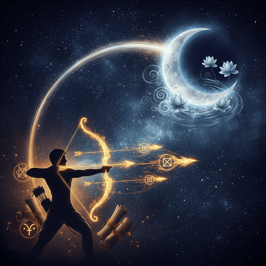 Moon Mahadasha for Dhanu Lagna