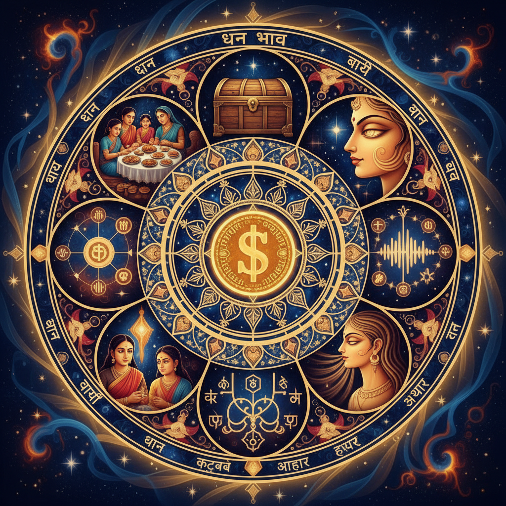 2nd House — Dhana Bhava