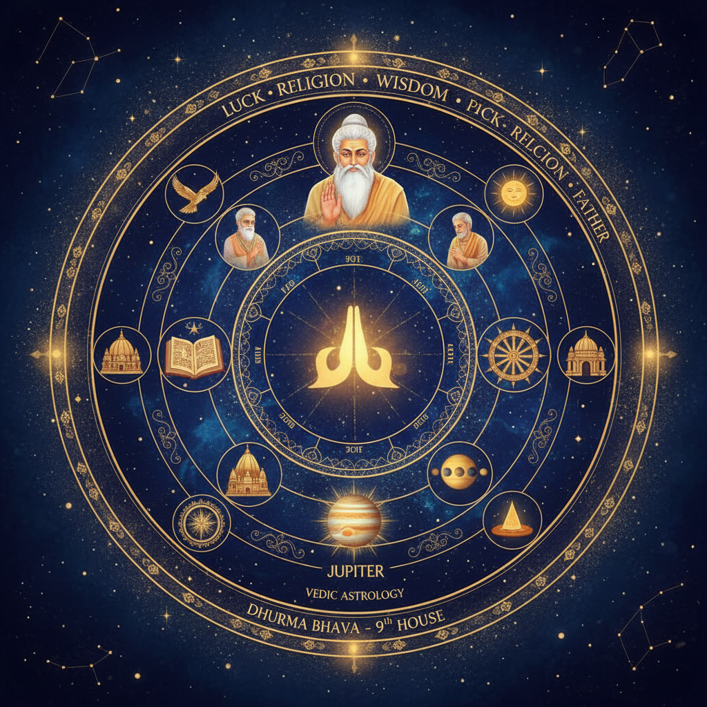 9th House — Dharma Bhava